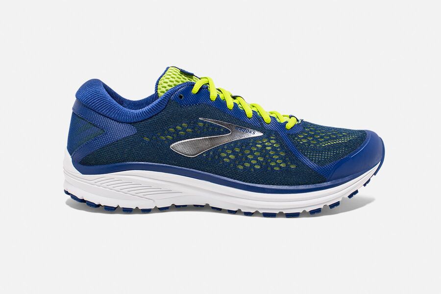 Zapatillas Running Brooks Aduro 6 Hombre Azules/Verde Claro/Blancas Ofertas DQOV49285